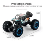 Voiture RC télécommandée tout-terrain à piles 2.4GHZ Cross-country – Image 5