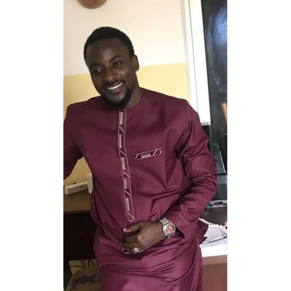Ensemble Tunique Manches courtes Pour Homme - Rouge bordeaux
