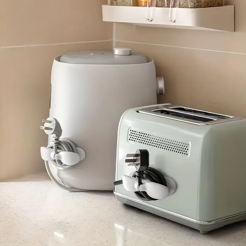 lot de 5 enrouleurs de cordon d'appareil auto-adhésifs – Image 3