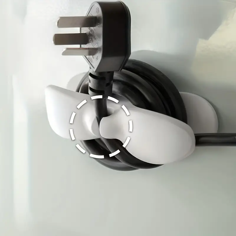 lot de 5 enrouleurs de cordon d'appareil auto-adhésifs – Image 6