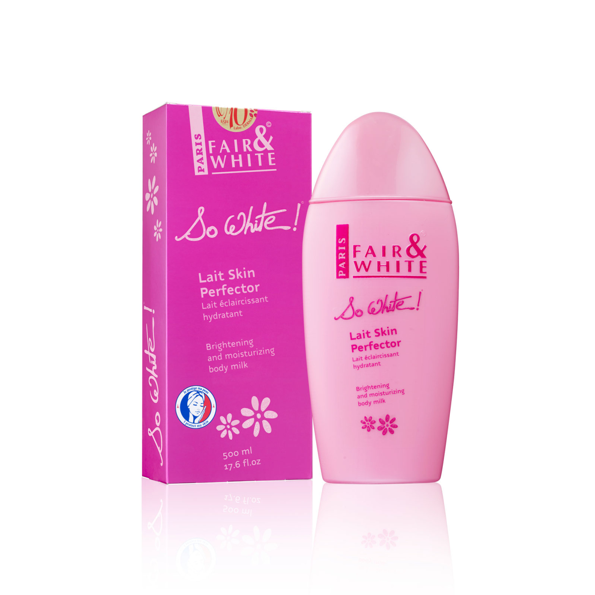 FW-SoWhite-LaitSkinPerfector-500ml-d-zoom Lait Corporel SO WHITE - FAIR & WHITE – Image 1