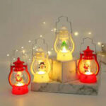 Lanterne à vent électronique LED décorative de noël, lampe Portable – Image 2