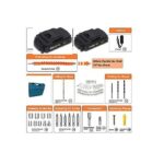 Perceuse Visseuse Sans Fil 24V Avec 2 Batteries + 24 Accessoires – Image 3