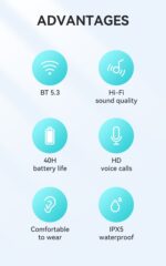 Oreillette Sans Fil Bluetooth Stéréo – Image 4