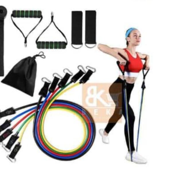 Bande De Résistance En Latex, élastique Corde Gym, Fitness Corde Yoga