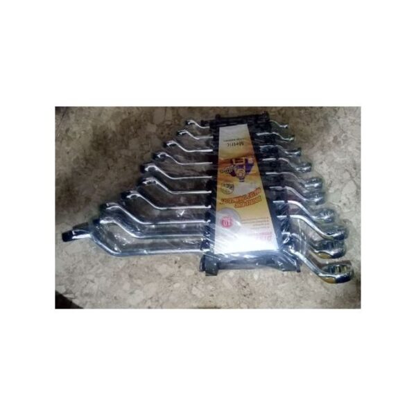 Lot De 10 Clés Mécanique Plates-chrome