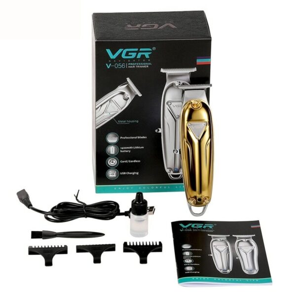 Tondeuse - Rasoir - Ajustable Rechargeable - VGR V-056 - Or