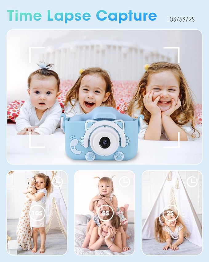 Appareil Photo pour Enfants, 2,0 Pouces, écran HD 12 Mpx, 1080P – Image 3