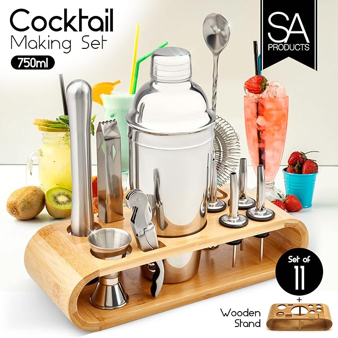 Ensemble de préparation de Cocktail, Kit Cocktail Shaker – Image 2