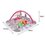 Tapis d'éveil évolutif - Avec arche jouet - Pour bébé de 0 à 3 mois – Image 3
