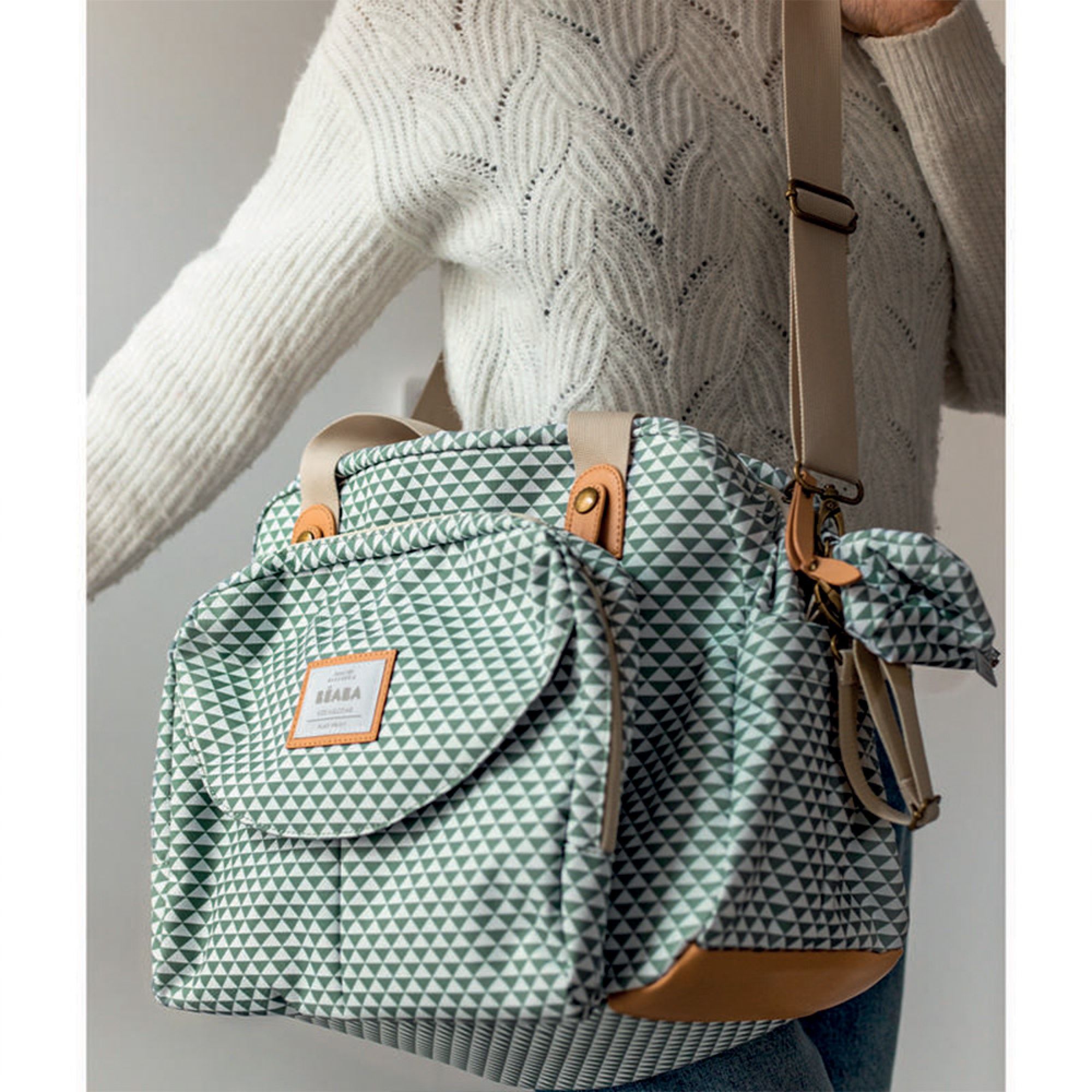 BEABA Sac à langer Genève II Sage Green – Image 5