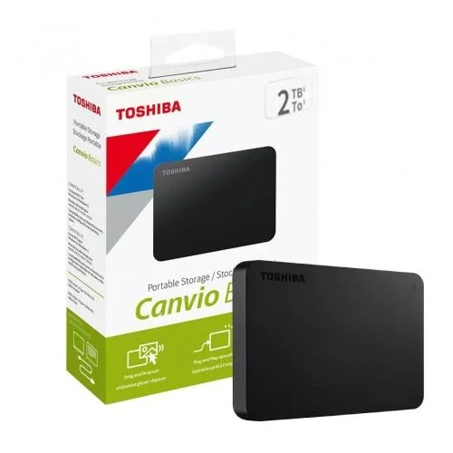 Disque Dur Externe 2To – USB 3.0 – Noir
