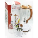 Seven 7 Star Mixeur Blender 2 en 1 – 1.5 Litres – 350 W – Marron