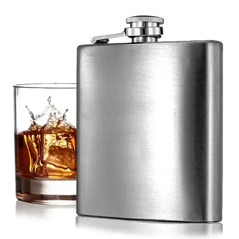 Mini Flasque à whisky, flacon de liqueur en acier inoxydable 30ml