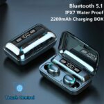 Écouteur bluetooth en power bank