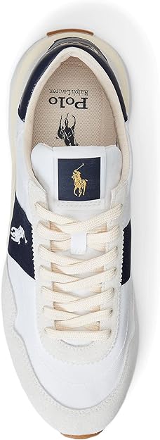 Baskets homme POLO RALPH LAUREN Train 89 Pp - Blanc/Chasseur Marine – Image 4