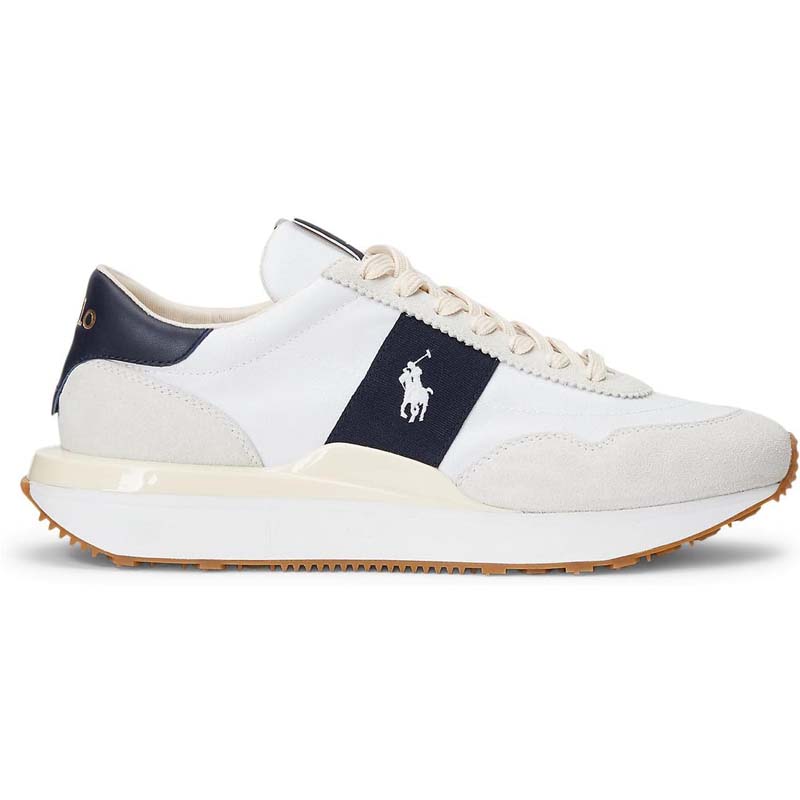 Baskets homme POLO RALPH LAUREN Train 89 Pp - Blanc/Chasseur Marine – Image 2