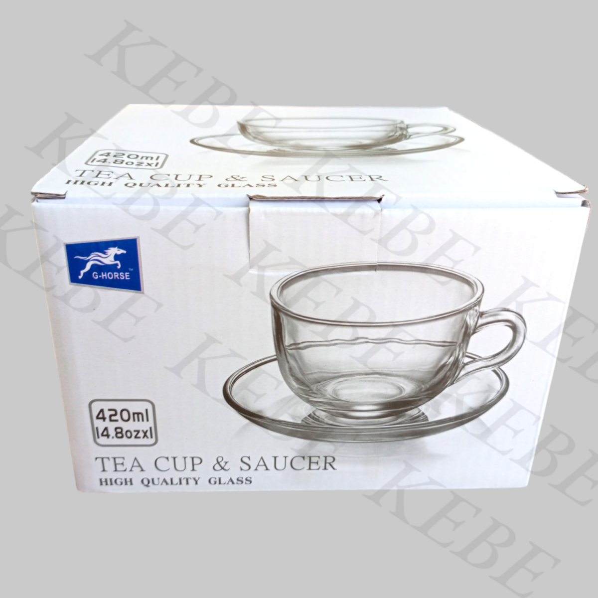 Lot de 4 Tasses de thé et soucoupe – Image 4