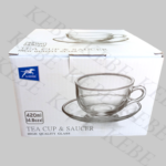Lot de 4 Tasses de thé et soucoupe – Image 4