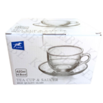 Lot de 4 Tasses de thé et soucoupe