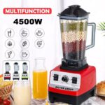 Blender Professionnel Robuste Silver Crest SC-1589 - 2 Bol - 4500W - 2L