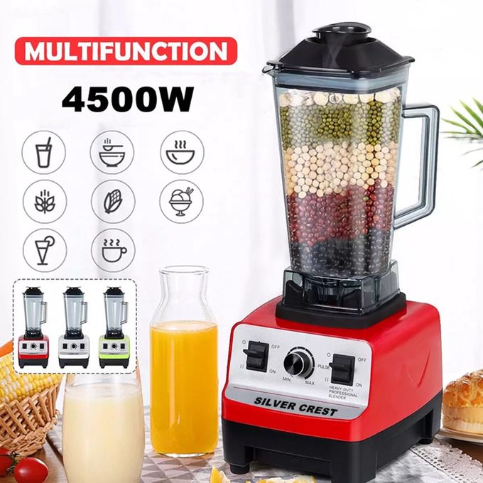 1 1 Blender Professionnel Robuste Silver Crest SC-1589 - 2 Bol - 4500W - 2L – Image 1