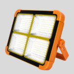 Projecteur solaire 100W à LED avec batterie au lithium rechargeable – Image 4
