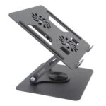 Support D'ordinateur Réglable Avec Base Pivotante À 360 Degrés – Image 2