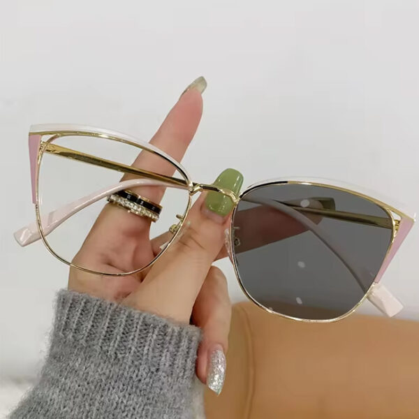 Lunettes de Vue Femme 9063 C5 49-15-141 - Rose/Or