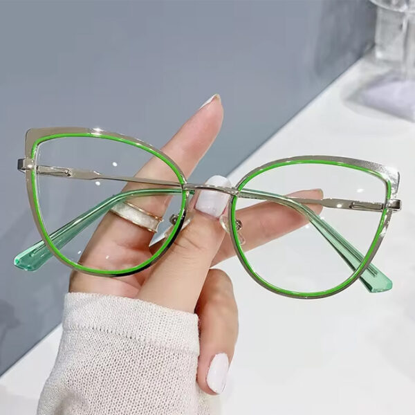 Lunettes de Vue Femme 8327 C4 49-20-135 - Vert/Argent