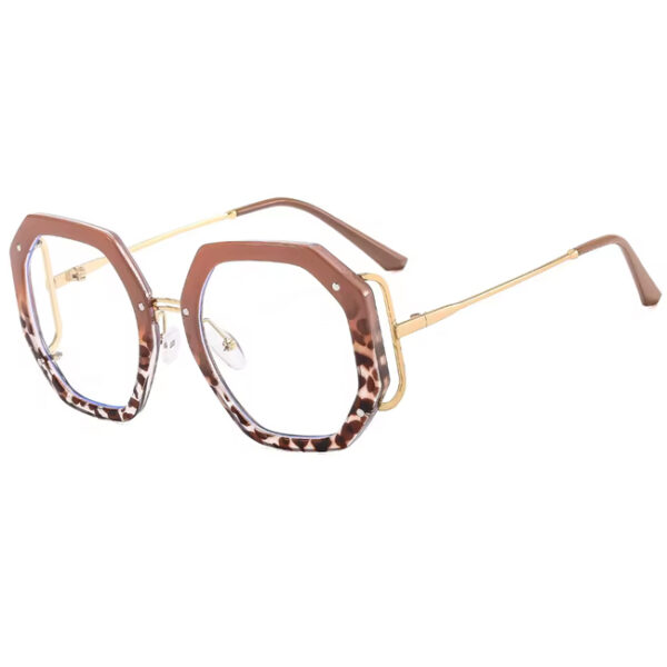 Lunettes de vue Femme 68082 C5 - Or/Multicolore