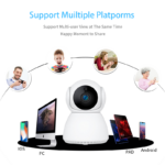 Caméra De Surveillance Intelligente IP Wifi 1080P 360, Dispositif De Sécurité Domestique – Image 2