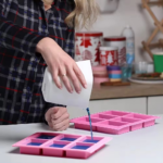 Lot de 2 Moules en silicone 6 cavités - Rose – Image 3