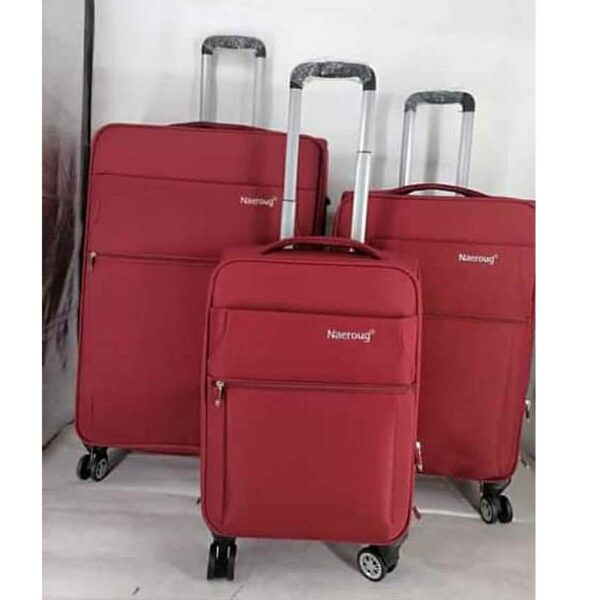 Ensemble De 3 Valises en Tissus ( Petit , Moyen , Grand )