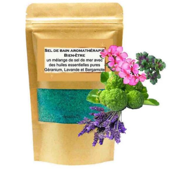 Sel de Bain au Géranium