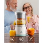 Presse-agrumes électrique à 360 ° – Machine à jus – Extracteur de jus – Pour maison, cuisine, voyage, hôtel – Image 3