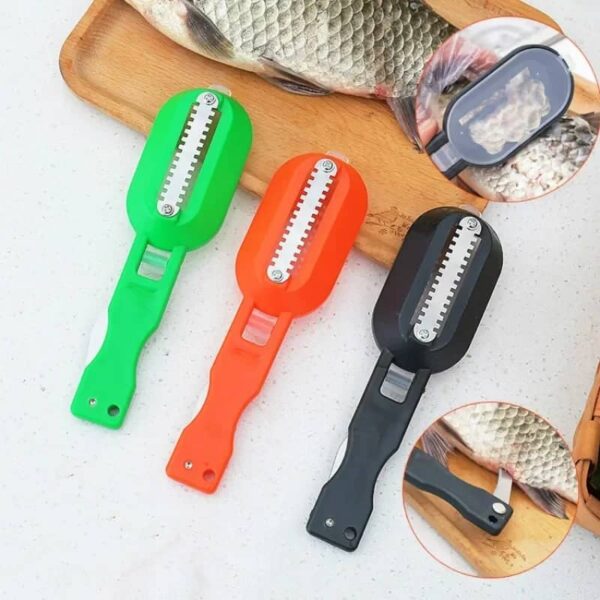 Brosse à écailles de pêche en plastique