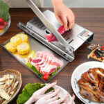 Trancheuse Manuelle Pour Viande ,poulet, Poisson, Côtes, Légumes, Charcuterie En Acier Inoxydable – Image 4