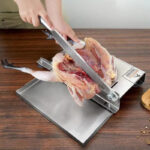 Trancheuse Manuelle Pour Viande ,poulet, Poisson, Côtes, Légumes, Charcuterie En Acier Inoxydable – Image 3