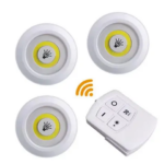 Kit de 3 Spots Ampoules Lampes Light LED sans fil avec télécommande