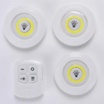 Kit de 3 Spots Ampoules Lampes Light LED sans fil avec télécommande – Image 3