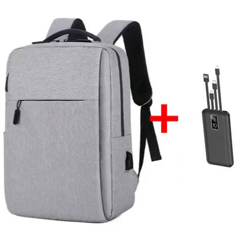 Sac à dos avec port USB + Power Bank 10000mah