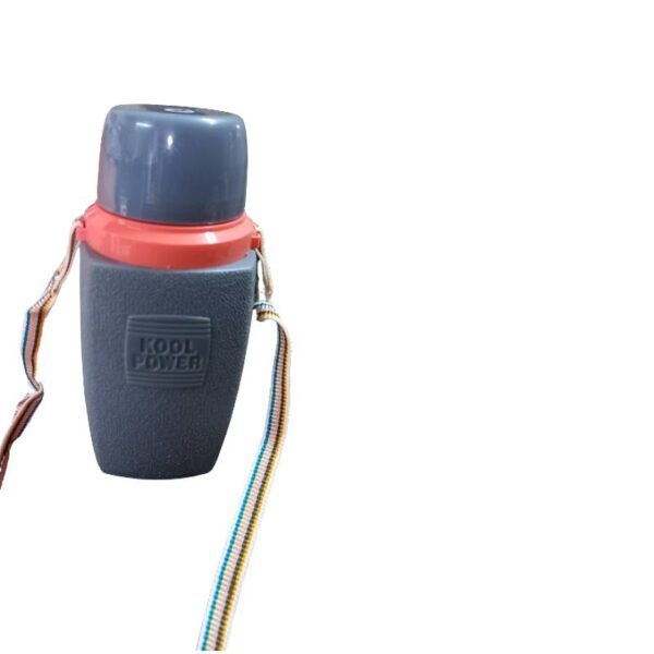 Gourde scolaire isotherme 410ml de qualité gris