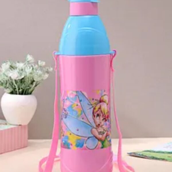 Gourde scolaire isotherme 470ml de qualité - Rose