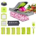Coupe-légumes, Hachoir à légumes multifonctionnel pour fruits et légumes – Image 2