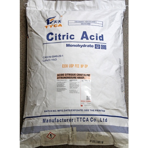 ANCA - Acide citrique 25 KG (monohydrate)