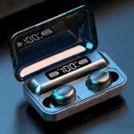 Oreillettes Bluetooth 6.0 F9 + Banques De Puissance - Noir