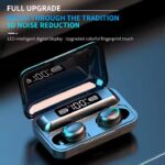 Oreillettes Bluetooth 6.0 F9 + Banques De Puissance - Noir – Image 3