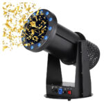 Machine à confettis 1500W contrôle DMX,12 LED RGB – Image 2