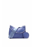 Sac baguette matelassée avec porte-monnaie - TOM & EVA - Bleu